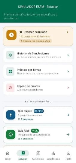 Captura de la app EMAUTA